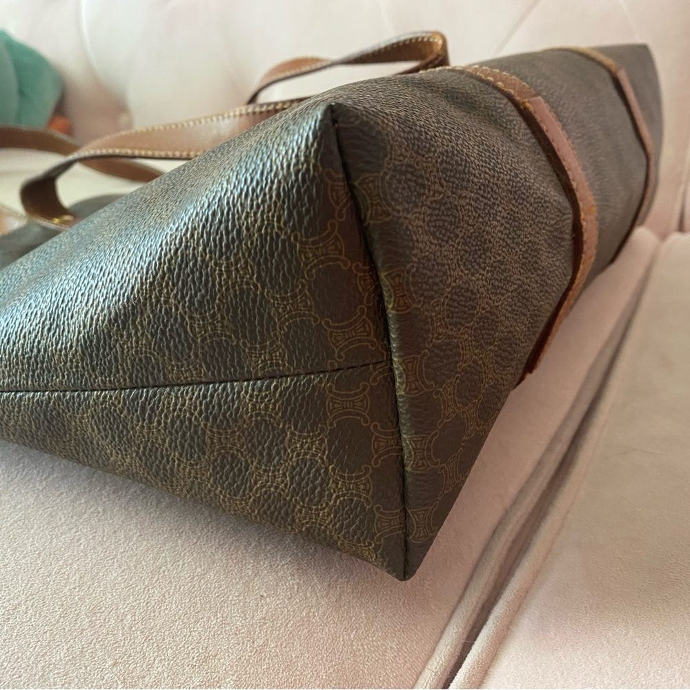 Celine Macadam Medium Leather Tote bag - Picture 4 of 9